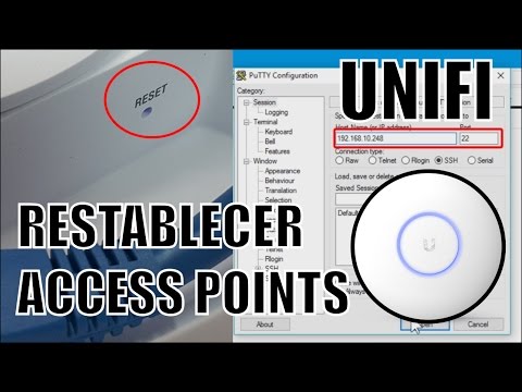 Cómo restablecer Access Points Unifi | Español