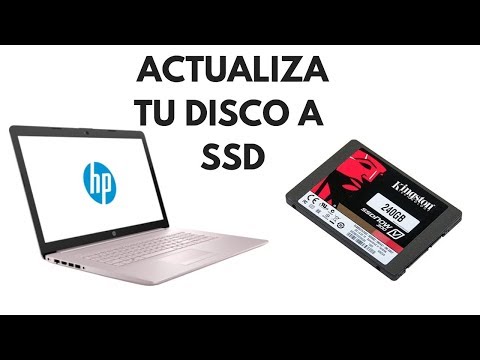 Cómo actualizar Disco Duro a Disco Sólido HP Laptop