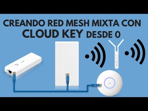 Creando una red MESH mixta con CLOUD KEY desde cero  |  400+ usuarios