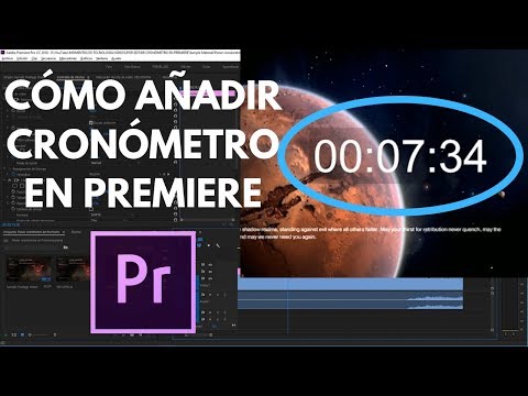 Cómo añadir un crónometro a tu video en Premiere