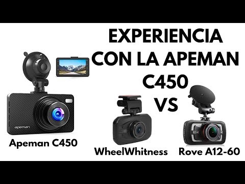 DASHCAMS Mejores que nunca antes y muy económicas ¡Cámara para autos! – Experiencia con la Apeman C450