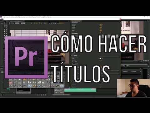 Cómo hacer títulos en Adobe Premiere Pro CS6 | Español 2016