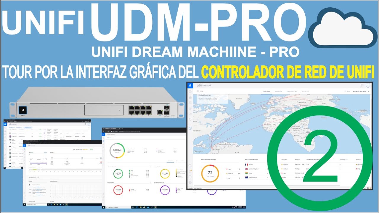 UDM Pro Parte 2 | Tour por la Interfaz Gráfica del Controlador de Red Unifi