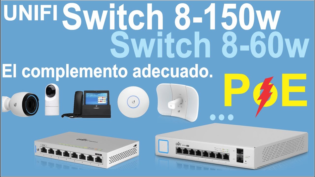 Unifi Switch 60W de 8 puertos – Usos y Escalabilidad