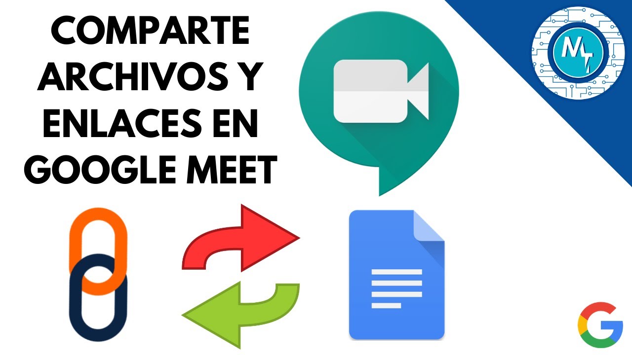 Compartir archivos y enlaces en Google Meet