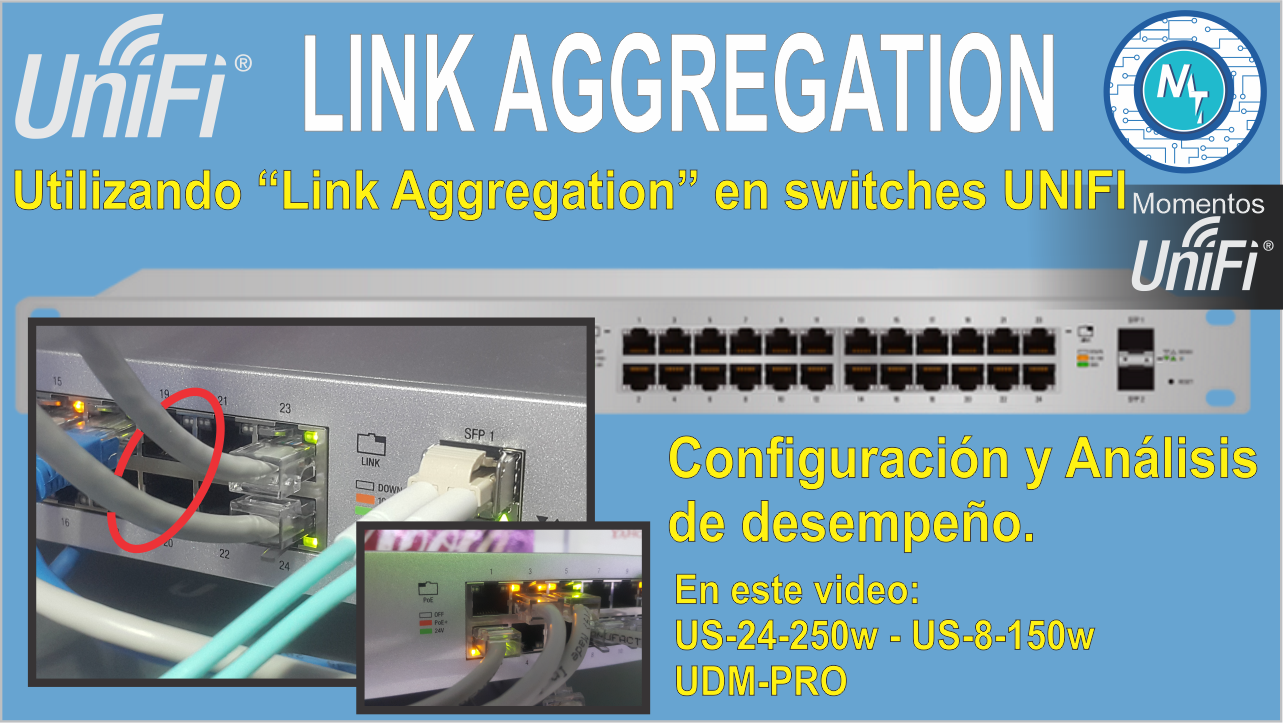 Uso de ‘Link Aggregation’ en switches Unifi – configuración y desempeño