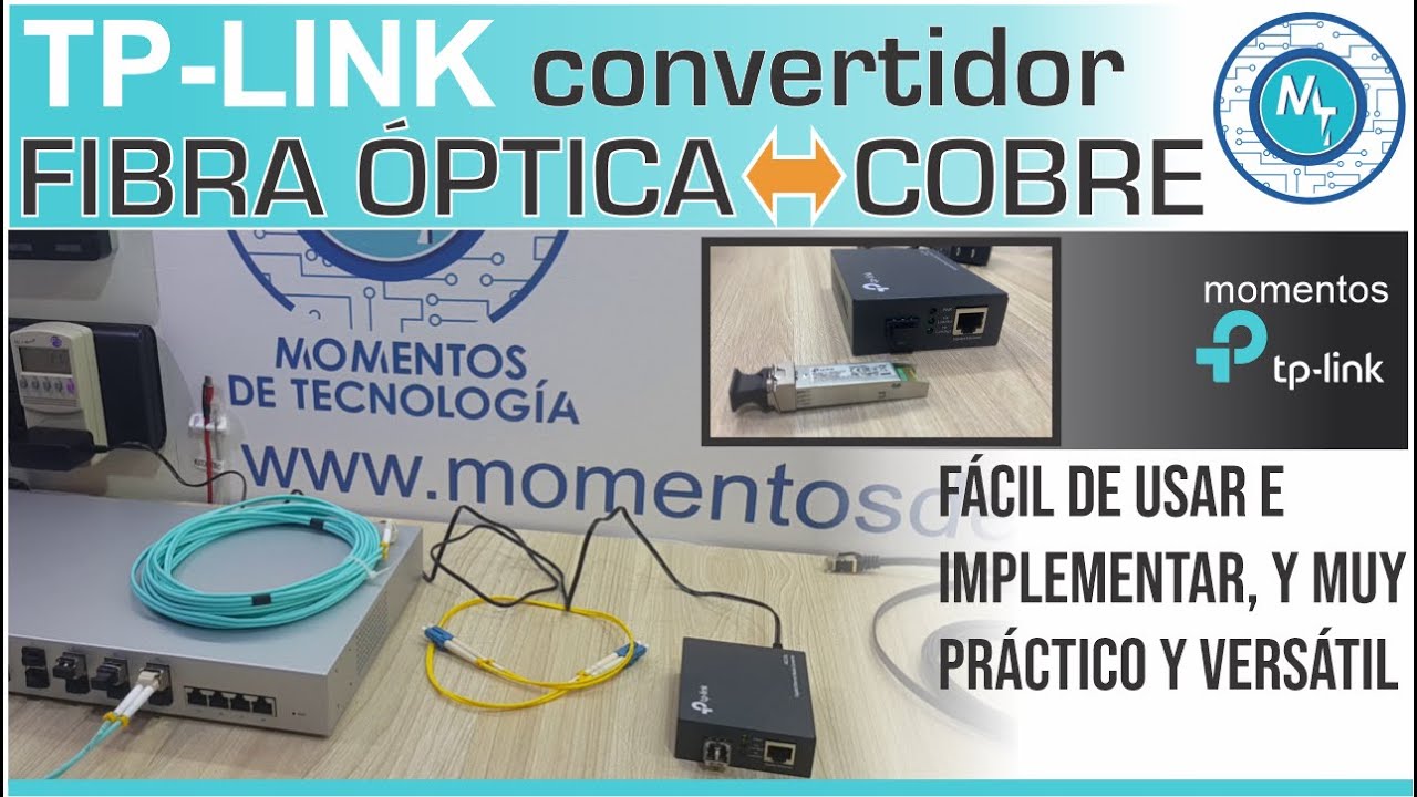 Cómo cambiar de cobre a fibra fácilmente con el TP Link Media Converter