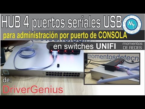 HUB serial 4 puertos de interfaz USB Driver Genius – Cómo conectar a un Switch UNIFI