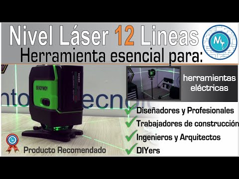 Laser Autonivelante BEKOYWAY 12 lineas – ¡Extraordinario!
