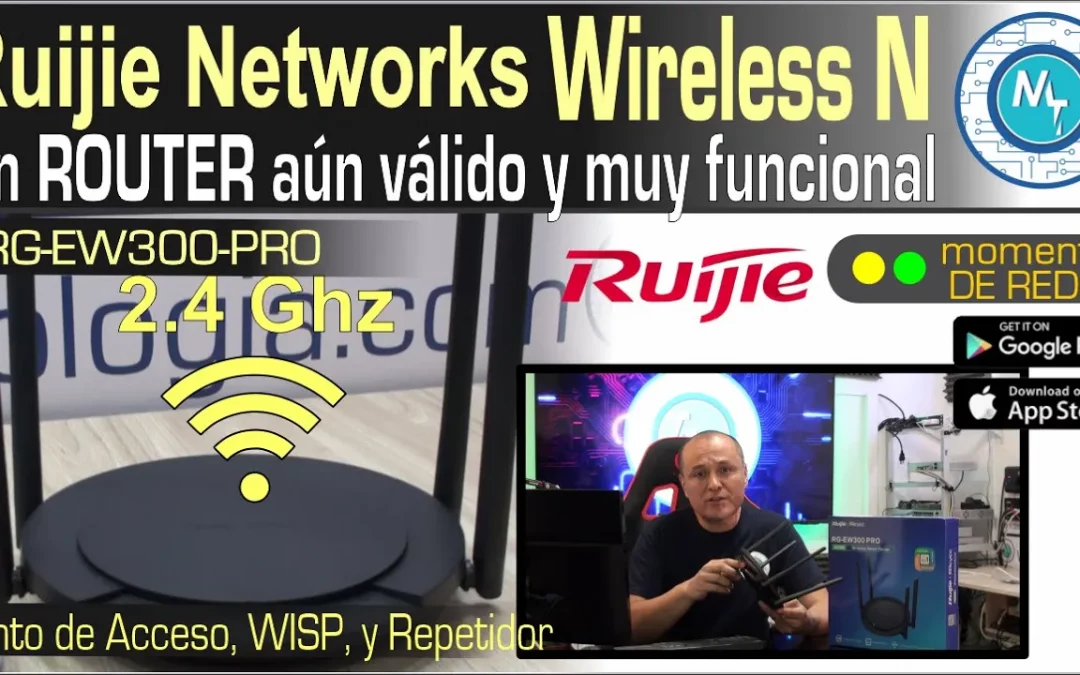 Router RG EW-300-PRO de Ruijie Networks, Un Router, Punto de Acceso y más 2.4 GHz Wireless N