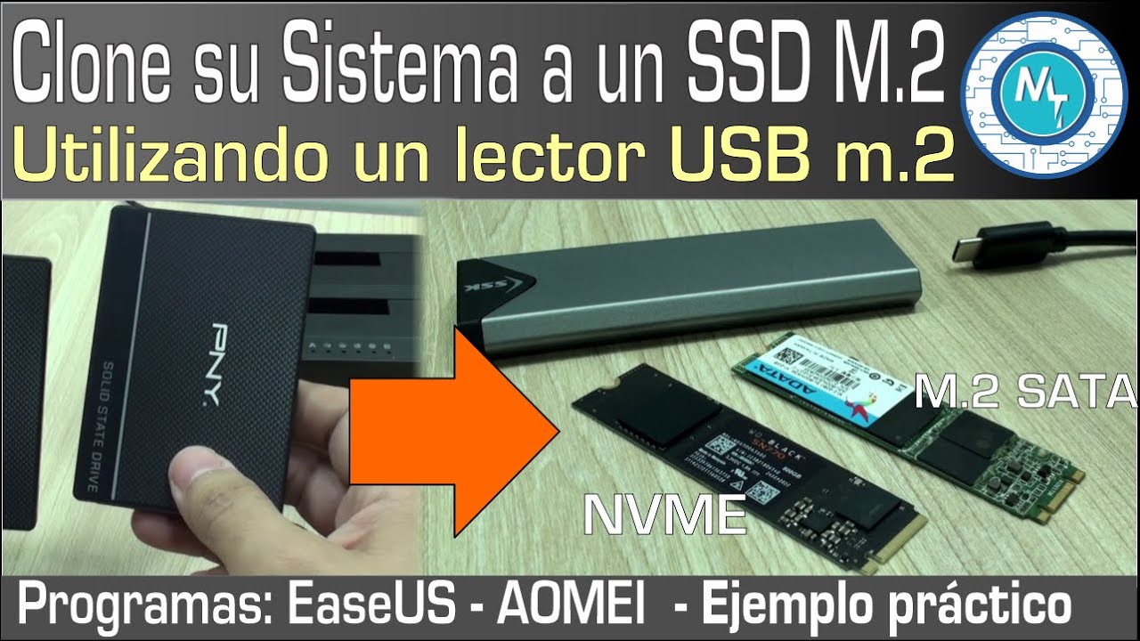 Station de clonage SSD - M.2 NVMe - USB3.2 Gen2x2 - 20 Gbps