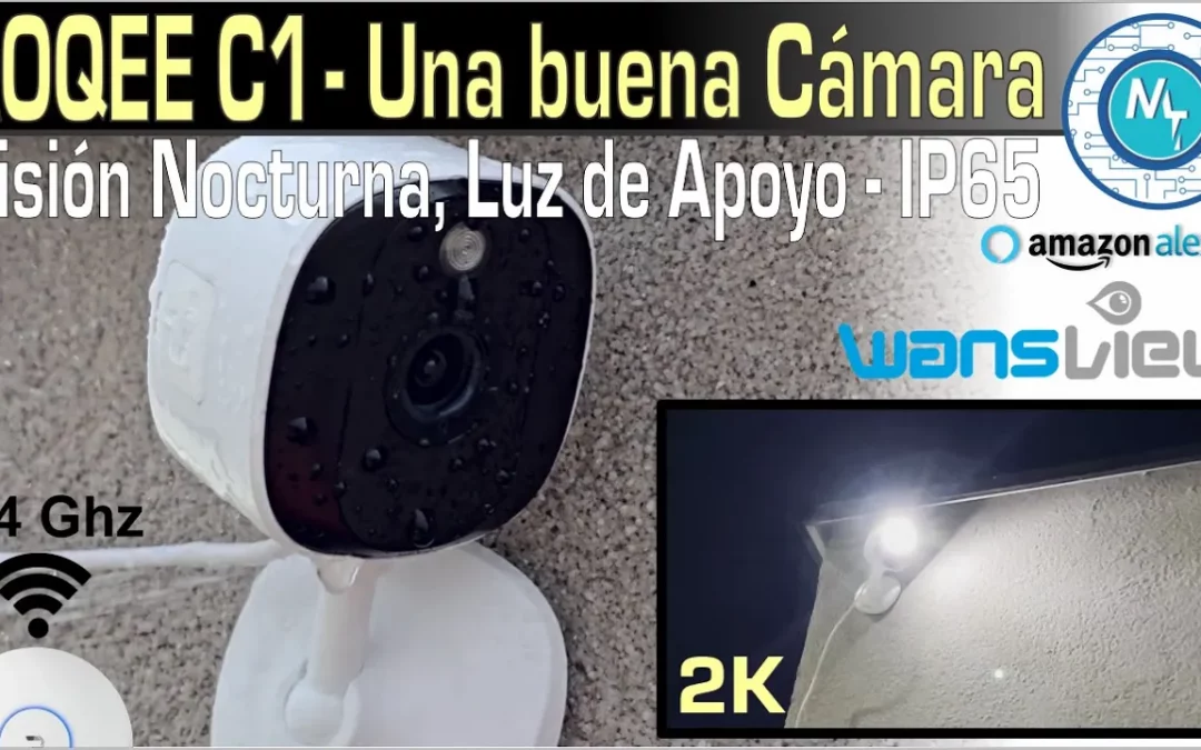 AOQEE C1, una Cámara 2K WiFi con buenas características y muy buena imagen