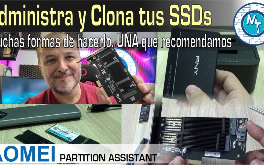 ¿Clonar, copiar, redimensionar o borrar tu SSD? AOMEI Partition Assistant, la opción correcta.