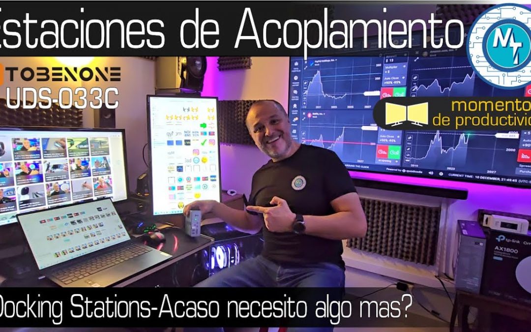 ¿Conectar varios monitores? La forma sencilla con múltiples puertos TobenONE Docking Station UDS033C