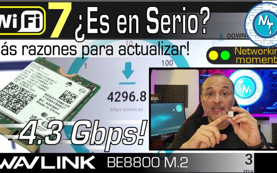 Velocidad WiFi 7 extrema con el WAVLINK BE8800 cuando creía que no podía ser más rápido wl-wn685be3m