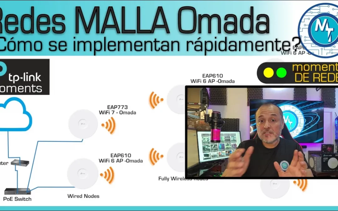 Redes MESH (MALLA) con puntos de acceso Omada: ¿Así de fácil es implementarla?