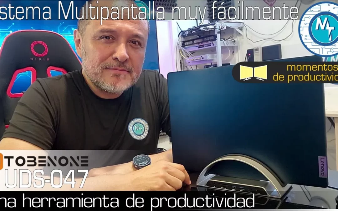 Estación Multipuertos de Acoplamiento, Añade dos monitores a tu sistema, UDS047 TobenONE DP Alt mode