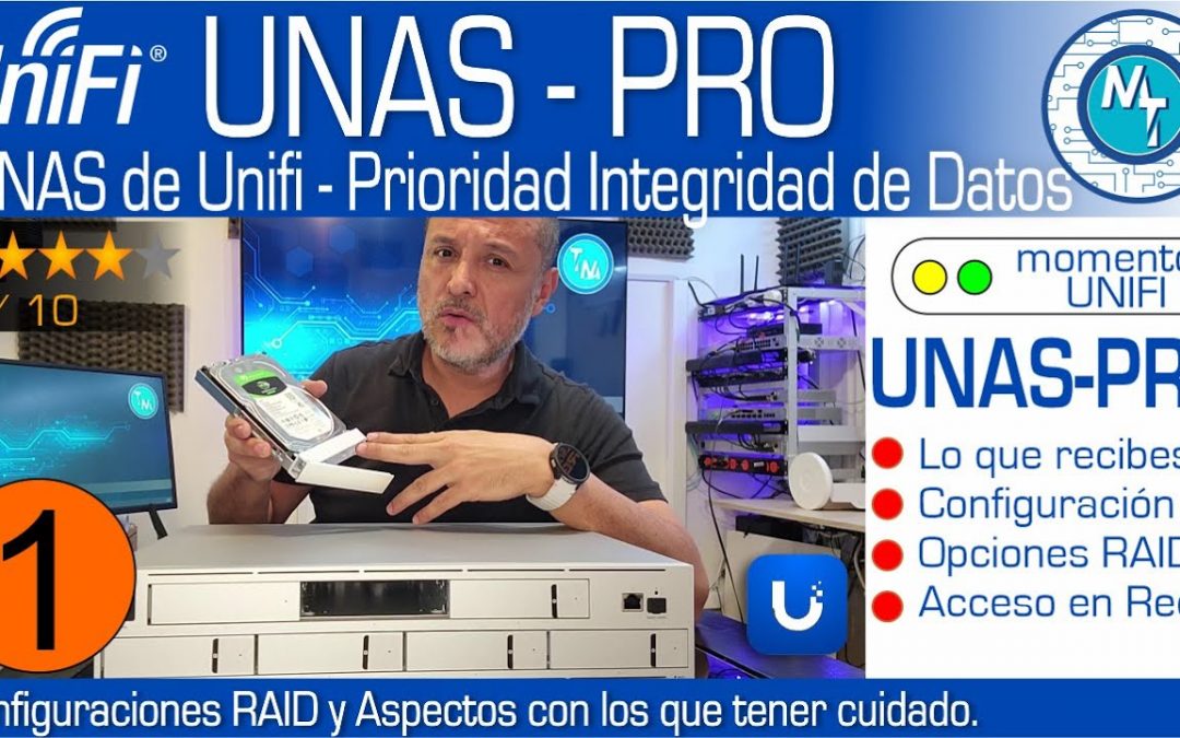 Unifi UNAS-Pro, Nuestras Impresiones, Configuración inicial, Expansión, Discos y precauciones RAID