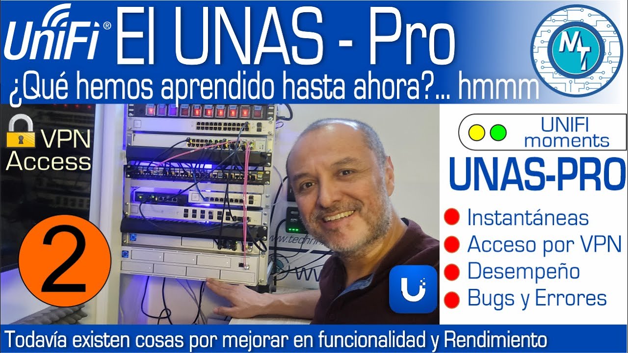 Unifi UNAS-Pro, tras tres meses, que hemos visto y qué puede mejorar? Un muy buen NAS empresarial