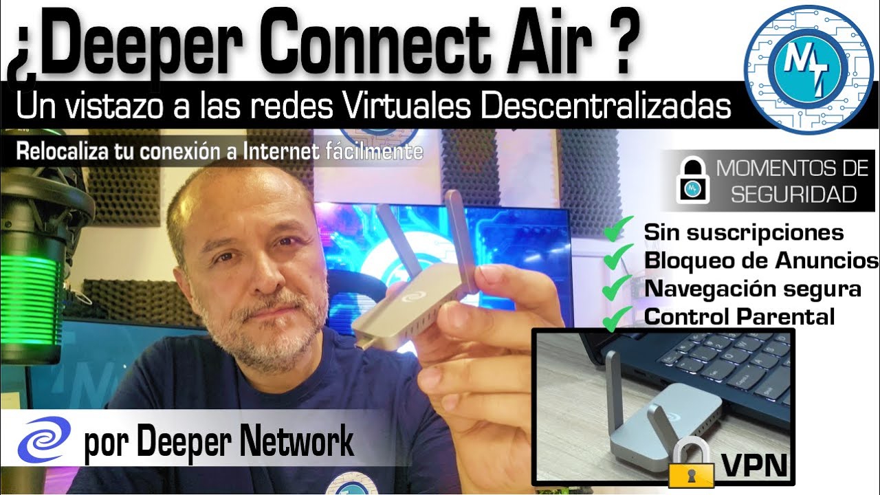 Deeper Connect Air, un adaptador Wi-Fi WEB3 – VPN (DPN), control parental, reubicación de IP y más