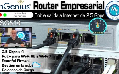 Gateway empresarial en la nube de Engenius, el ESG510 con doble WAN de 2.5 Gbps ¡más que suficiente!