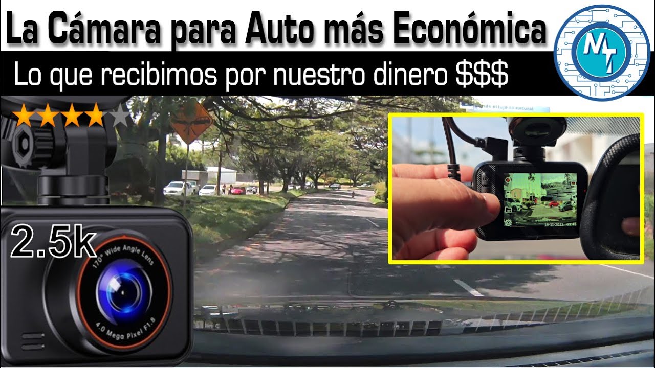 La Dash Cam más barata de Amazon, LCD y cámara dual. ¿Qué tal es? ¿Todos deberían tener una?