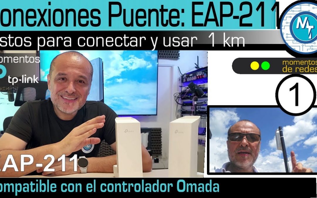 ¿Cómo extender tu red a zonas remotas de forma inalámbrica? | Evaluamos el kit puente Omada EAP211