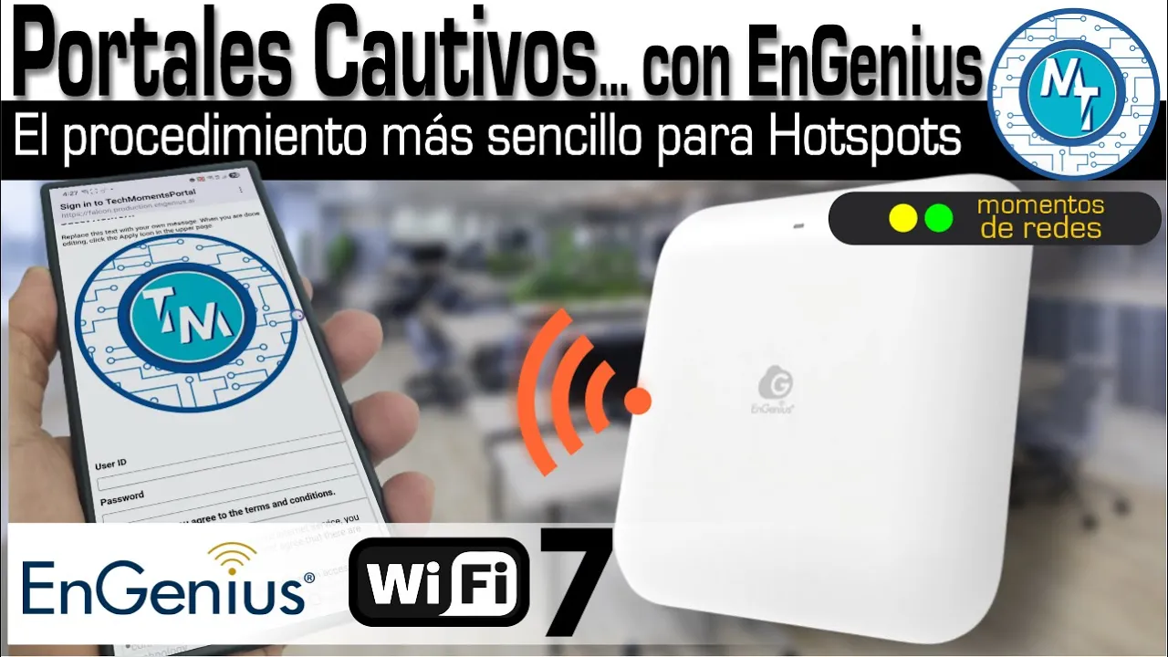 Cómo crear un Portal Cautivo con puntos de acceso en la nube de EnGenius muy rápido… ¡de verdad!
