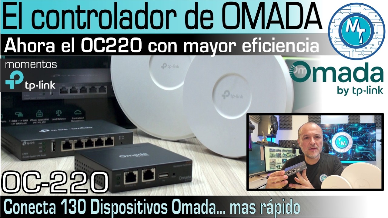 ¿Cómo configurar un controlador Omada OC220 e implementar tu red rápido con capacidades increíbles?