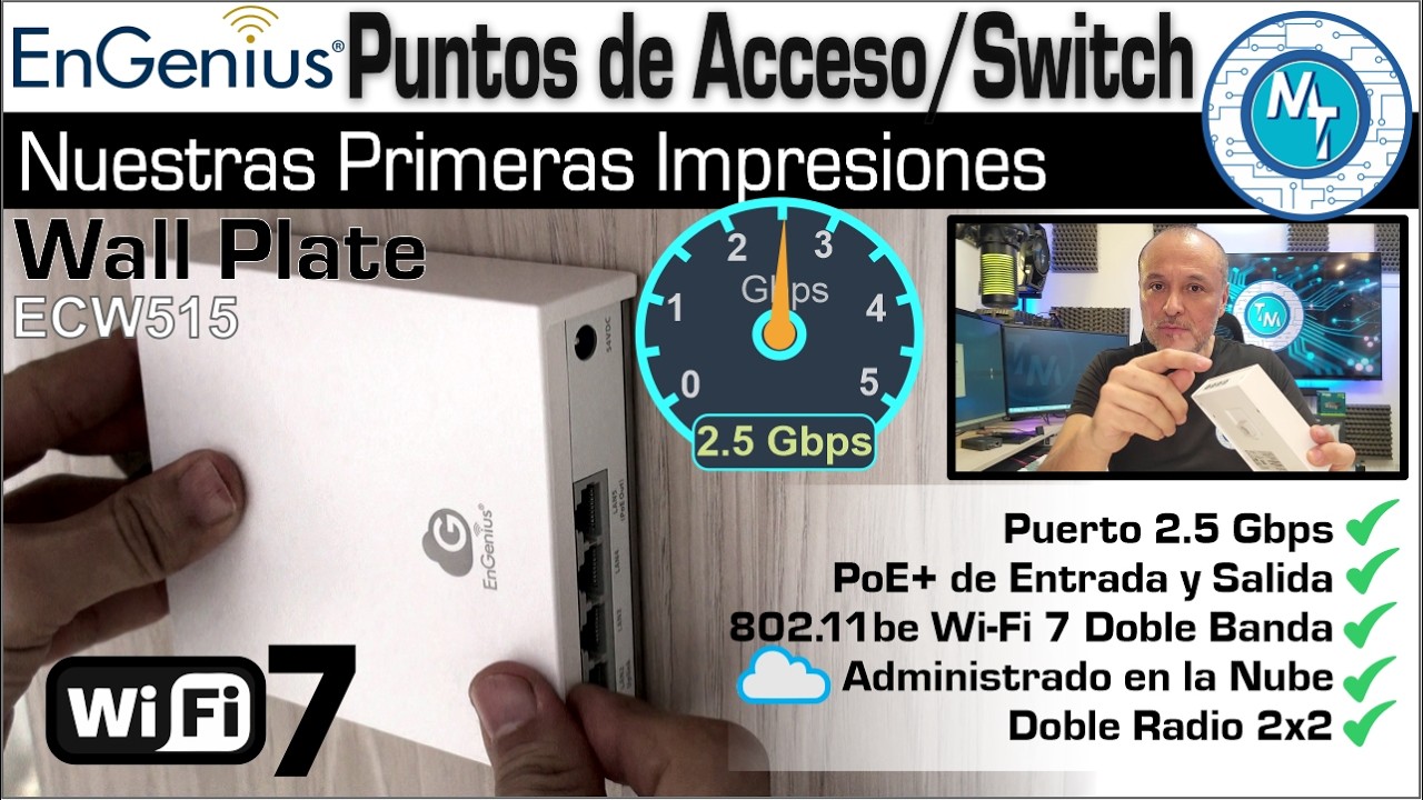 ¿La mejor conexión WiFi para hoteles y oficinas? Análisis del punto de acceso WiFi 7 EnGenius ECW515