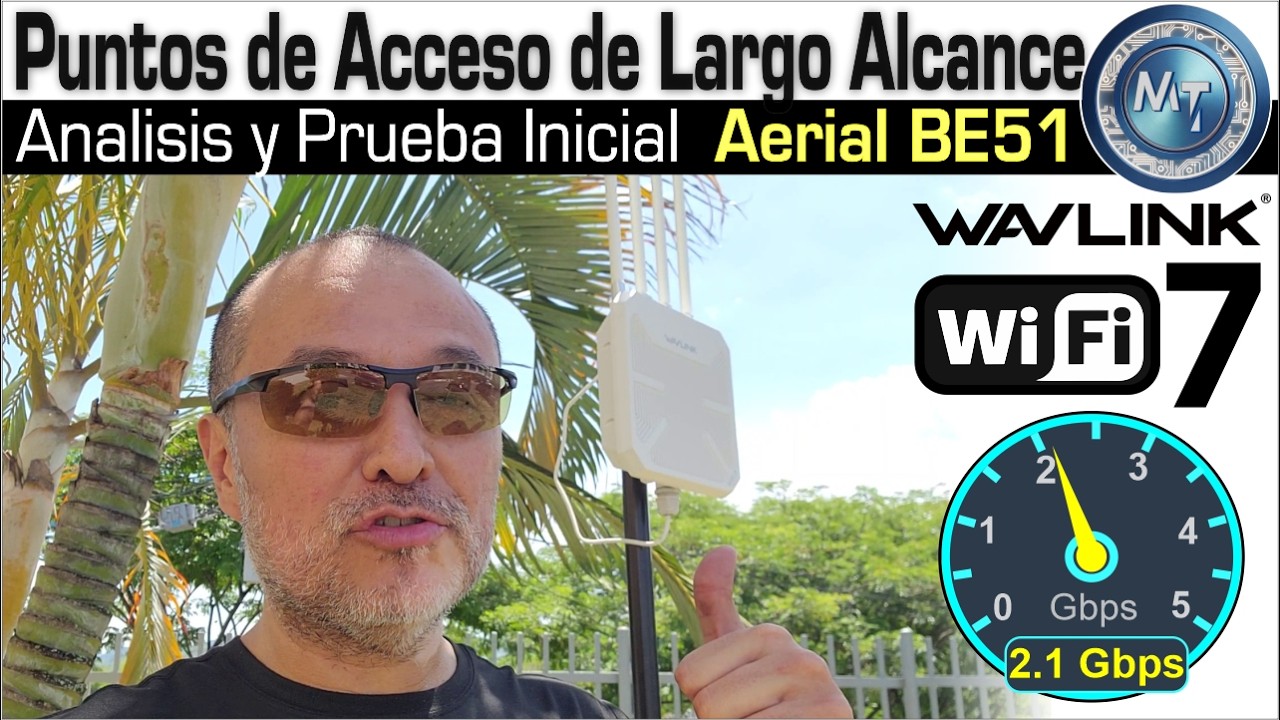 WAVLINK AERIAL BE51 Extraordinaria Cobertura, WiFi 7! Punto de Acceso para exteriores largo Alcance