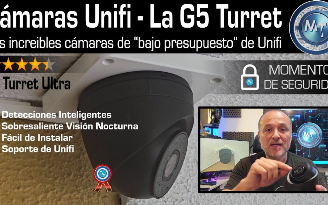 La Unifi G5 Turret Ultra 2K, Una Cámara Económica con Excelentes Especificaciones. 2K PoE AI Audio