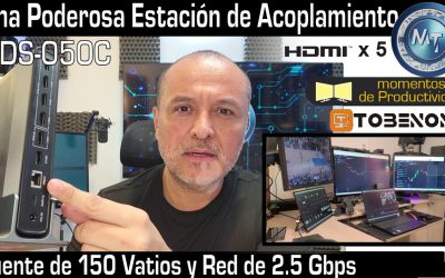 Multi pantalla! Estación de Acoplamiento TobenONE UDS050C Windows MAC, DP Alt Mode y DisplayLink 8K